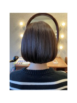 エルサフィロ キタハマ(el zafiro kitahama) 20×30×40代×似合わせカット×王道ボブ×お手入れ簡単