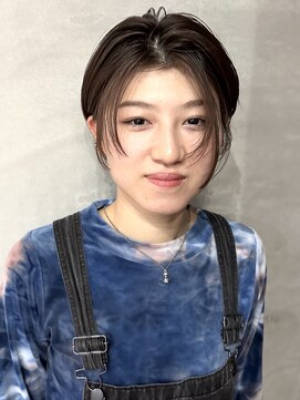 イデア(idea) 【ハンサムショート×顔まわりレイヤー】ヘアスナップ・山下