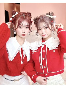 ルイ(LOUIS) 【 LOUIS 】ハーフアップアレンジ