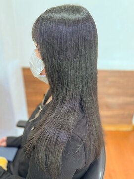 アークスヘアー 20代30代40代髪質改善カラーショコラアッシュ艶感ロング