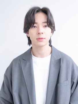 ケアリー 千葉ニュータウン中央(Carelly) ツイストパーマ七三オールバックマッシュウルフスリークショート