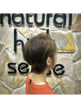 ナチュラルハイセンス 本店(natural high sense) こなれウェーブ×ショート　似合わせカット/町屋駅