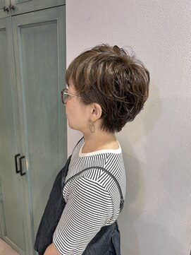ヘアサロン ナノ(hair salon nano) マッシュショート×無造作パーマヘア