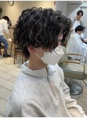 横浜★センターパートのツイストスパイラルパーマ