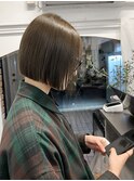 原宿/切りっぱなしボブ/10代/20代/30代/40代/ブリーチなしカラー