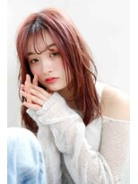 ウル(ulu)&nbsp;ロングレイヤー　透明感カラー　白髪ぼかし　名東区　大人女性