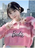 シースルーぱっつんくまさんお団子ヘア