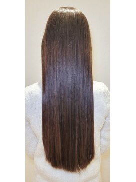 松本平太郎美容室 国立店 スーパーロングストレート×縮毛矯正×イノアカラー