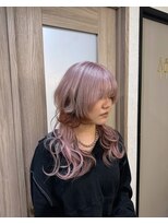 アンク クロス 新宿店(ANKHCROSS)&nbsp;ペールピンク×ウルフデザイン @kasumistgram アンククロス新宿