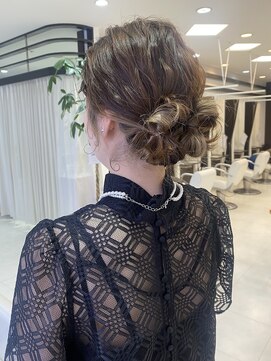 プランタン フォー ヘアー(printemps FOR HAIR) __お呼ばれヘアセット__ふわふわツインヘア__カチモリヘア__