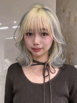 ソル ジングウマエ(SOL JINGUMAE) ハイトーンデザインカラーセクションカラーインナーカラー顔周り