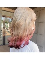 美容師 久保浦 エンドカラー
