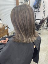 アジールヘア 北千住駅西口店(agir hair)&nbsp;大人っぽいコントラストハイライトカラーkitasenju