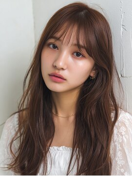 リンク(Link Hair&Spa) 【髪質改善】ココアブラン/ロングレイヤーカット