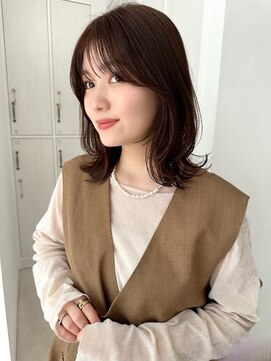 ガーデンヨコハマエスト(GARDEN YOKOHAMA est) レイヤーカット 似合わせカット ブラウンベージュ イメチェン