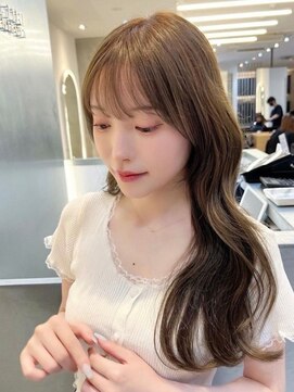 ジーナ 近鉄奈良(Zina) 髪質改善*マロンブラウン小顔レイヤーロング*美髪【Zina奈良】