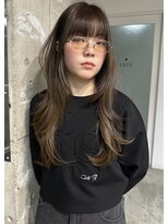 ゾーイ ダイミョウ 天神大名(ZOEY daimyo)&nbsp;福岡天神大名今泉 レイヤーカットハッシュカット ベージュカラー