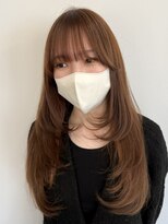 ラーム 福岡香椎店(rame) ピンクベージュ/レイヤーカット