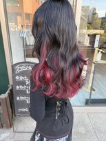ミニム ヘアー(minim hair)&nbsp;【minim×日比】インナーカラー/チェリーレッド