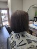 似合わせカット+頭皮ケアカラー+トリートメント ¥8000