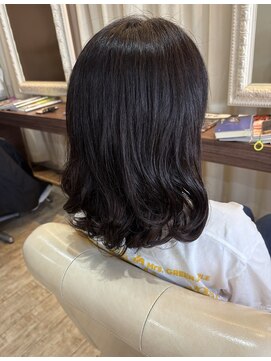 ヘアデザインスペース イチエ(hair design space i chi e) コテ巻き風,デジタルパーマ