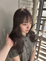 ヘアーアンドメイク シークタチカワ 立川店(Hair&Make Seek)&nbsp;【澤飯】ブリーチなしダブルカラーで透け感グレージュ