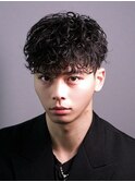 men'shair/波巻きツイストスパイラル/ニュアンスパーマ