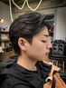 ニュアンスパーマ+メンズカット+トリートメント　￥13000