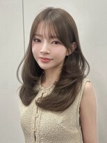 フォンズ(FONS) 大人ナチュラル可愛い*ワンカールミディレイヤー透明感オリーブ