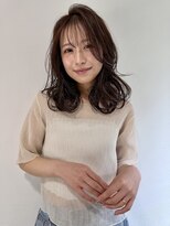 クラン 岡本(Chlan) デジタルパーマ ふんわりセミディ