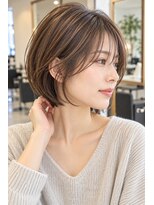 FRAMES 南浦和店【11月6日OPEN（予定）】&nbsp;ショートボブ髪型20代30代40代前髪あり前髪なし面長丸顔南浦和