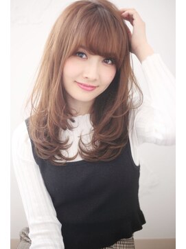 マリアバイアフロート(Maria by AFLOAT) 【重山】3Dカラージグザグバングミニマムボブノットヘア30.40代