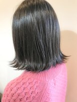 ヘアー アトリエ イチ(hair atelier iti)&nbsp;外ハネ　カーキアッシュ