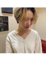 ヘアアンドスペース ベロン(hair&space velon) 外国人風ショートボブ