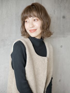 ノエルヘアー(Noel hair) くすみベージュボブ