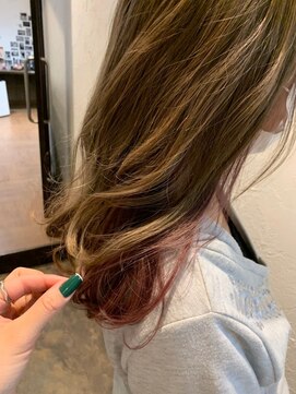 ソレイユ シンサカエ(SOLEIL SHINSAKAE) トレンド♪ミルクティーベージュ×ピンクのイヤリングカラー☆