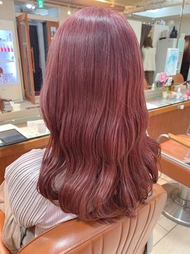 テトラ バイ ネオリーブ 横浜西口店(tetra by neolive) ブリーチで作るベリーピンクカラー♪