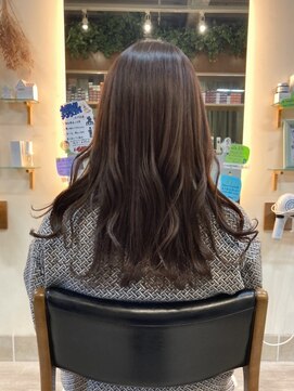 ケースプラスグリーン(CASE+GREEN) ◎くすみブラウン×ロング