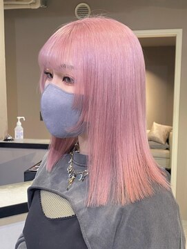 ベレーザ 渋谷(BELEZA) ba21ニュアンスカラーミルクティーピンクベージュ2wayオン眉