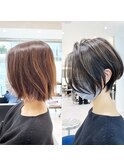 美シルエット×立体感×上質大人ショートボブ【担当BISA】