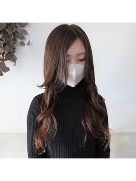 ボアップ 京橋店(boappu) #プルエクステ#ブラウンカラー#ロングヘア#モテ髪