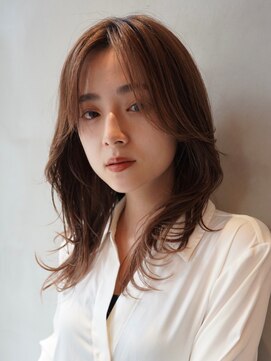 ニコ トウキョウ(nico TOKYO) 20代30代小顔ひし形大人かわいいウルフミディアムレイヤー