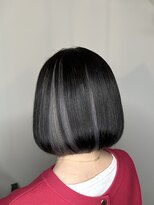 ピークスヘア(peaks hair) ボブ インナーカラー ケアブリーチ デザインカラー
