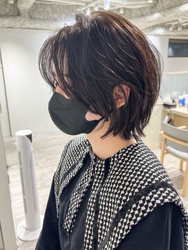 ラベストクズハ(LOVEST KUZUHA) スタイリングが楽になるショートウルフヘア