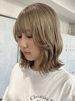 ムク 横浜店(muku)&nbsp;ミルクティーベージュダブルカラーケアブリーチインナーカラー