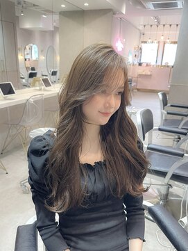 シーシンジュク 新宿南口(Sea shinjuku) 大人ガーリー×ブリーチなし◎前髪/顔周り×韓国ロング[新宿]