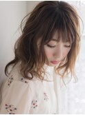 ☆月曜営業☆【ojiko.】大人可愛いゆるふわセミディ