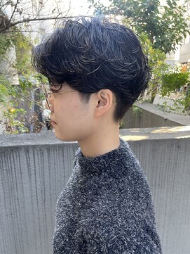 ラウンジ モリオ イケブクロ(Lounge MORIO Ikebukuro) 刈り上げハンサムパーマ/ショートパーマ/ニュアンスパーマ◯