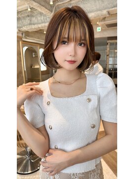 ロンドアリシア 金山(Lond Alexia) イヤリングカラー 縮毛矯正 韓国風 ダブルカラー 髪質改善_4318