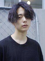 センターパート/波巻きパーマ/ツイストパーマ